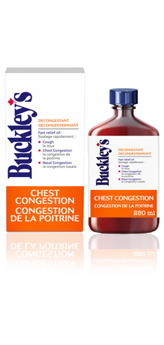 Boîte de Buckley Toux et congestion de la poitrine Boîte de Buckley Toux et congestion de la poitrine